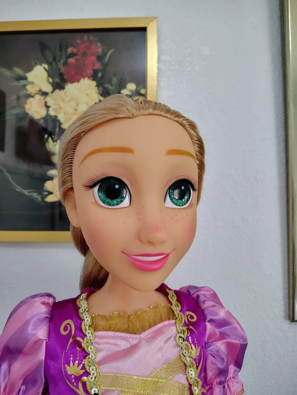 Disney Princess RAPUNZEL Doll Playdate 32” Tall & Poseable My Size Articulated